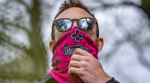 🧣🔥 Braga Multifuncional Muc-Off Rosa Punk 🏁 | Cuello Transpirable Ultra Ligero 🚴‍♀️💨