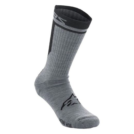 Calcetín Alpinestars Merino 24 Gris/Negro