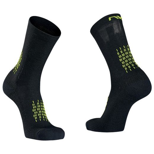 Calcetín Northwave Fast Winter Negro-Amarillo