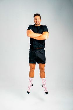 🍩🧦🔥 Calcetines Deportivos Happy Training “Cómeme El Donut” | Diversión, Comodidad y Estilo Fitness