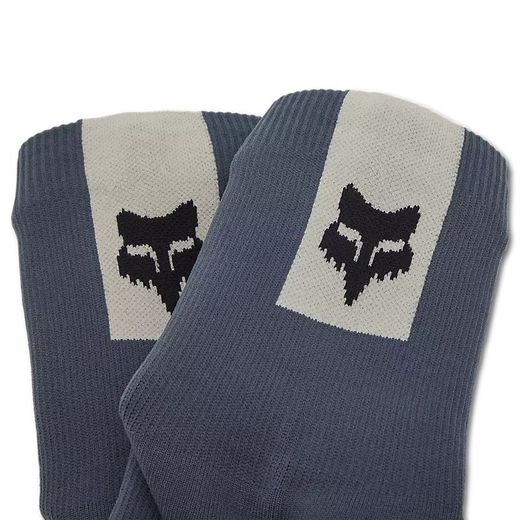 🚴‍♂️💦 Calcetines Fox Defend Water – Protección Impermeable para Ciclismo  Gris grafito