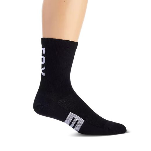 Calcetines FOX Flexair Merino 15 cm – Comodidad y Desempeño para MTB 🚵‍♂️🌟 Negro