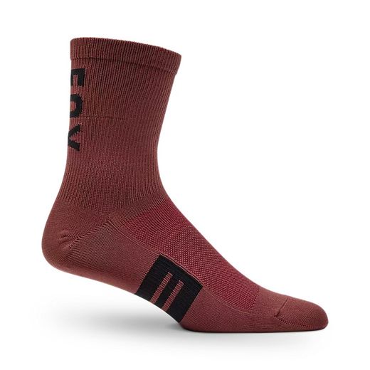 Calcetines FOX Flexair Merino 15 cm – Comodidad y Desempeño para MTB 🚵‍♂️🌟 Marrón óxido