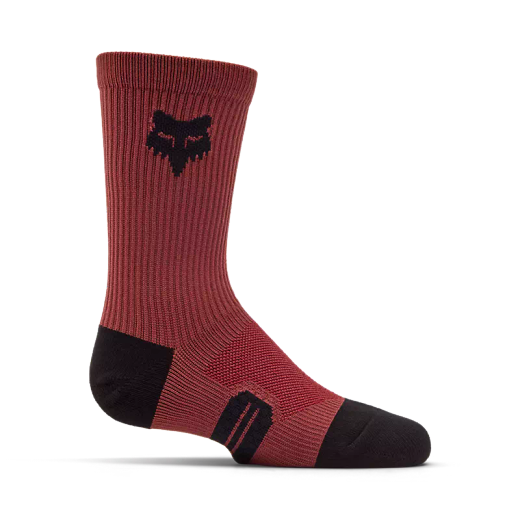 Calcetines Fox Ranger Crew Juveniles 15 cm – Comodidad y Rendimiento para los Pequeños Riders 🧦🚴‍♂️ Marrón óxido
