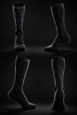 🛡️🔥 Calcetines Protectores SHELTER Protective Socks Black – Protección y Comodidad para MTB 🚵‍♂️🏔️