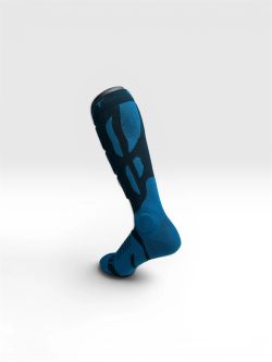 🛡️🔵 Calcetines Protectores SHELTER Protective Socks Petrol Blue – Protección y Comodidad para MTB 🚵‍♂️🏔️