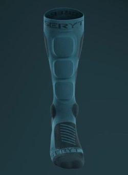 🛡️🔵 Calcetines Protectores SHELTER Protective Socks Petrol Blue – Protección y Comodidad para MTB 🚵‍♂️🏔️