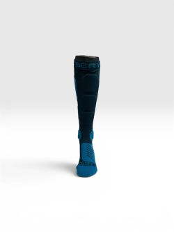 🛡️🔵 Calcetines Protectores SHELTER Protective Socks Petrol Blue – Protección y Comodidad para MTB 🚵‍♂️🏔️