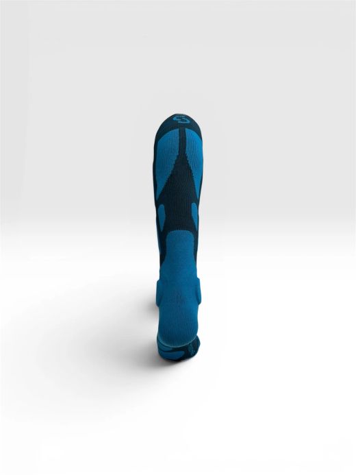 🛡️🔵 Calcetines Protectores SHELTER Protective Socks Petrol Blue – Protección y Comodidad para MTB 🚵‍♂️🏔️
