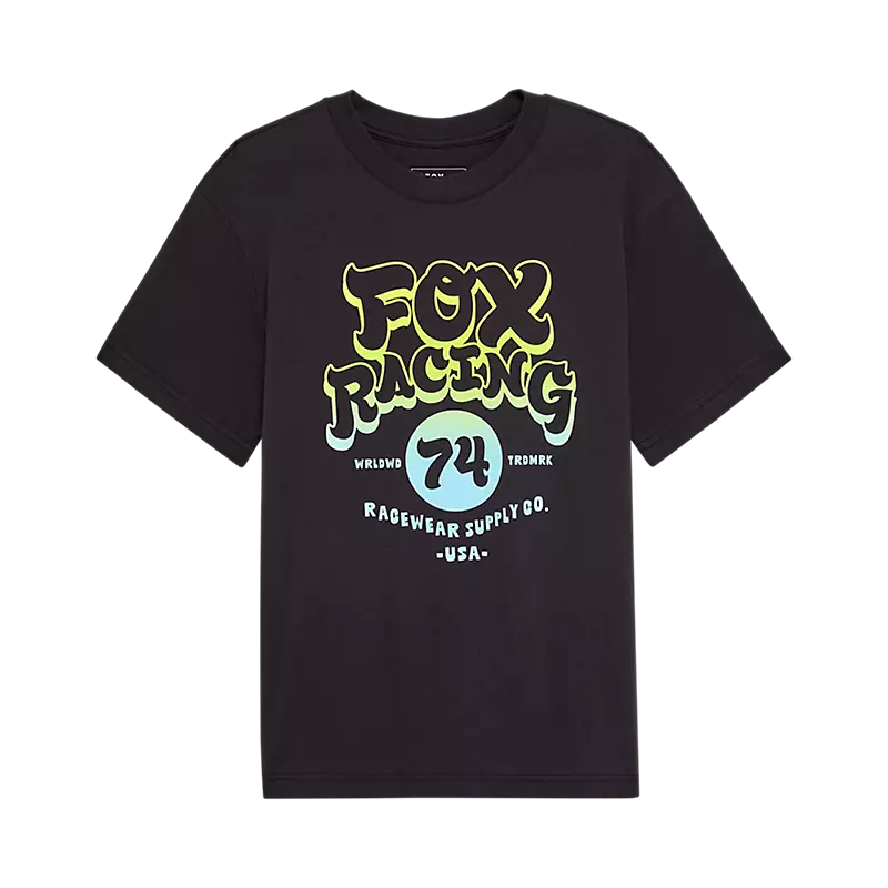 👚🏁 Camiseta Casual Fox Racewear de Mujer – Actitud racing para tu día a día 🦊✨ L