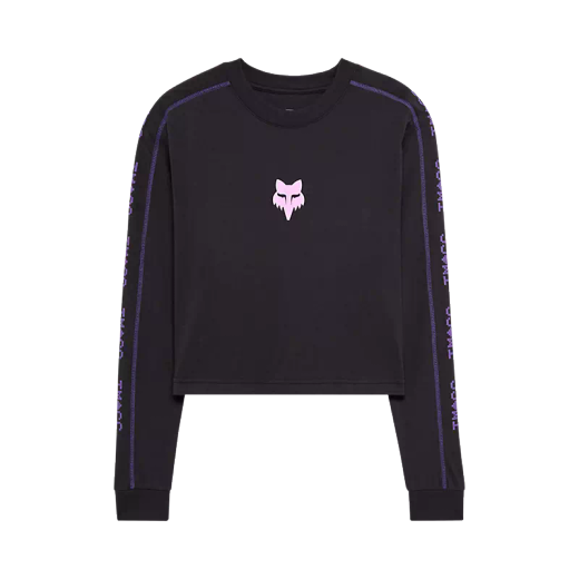 Camiseta Cropped Fox Phantom de Mujer 👕🦊 | Manga Larga y Estilo Urbano