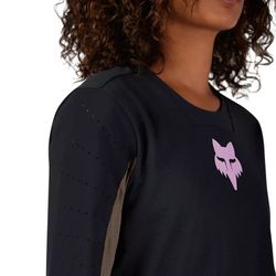 🚵‍♀️ Camiseta de Manga Larga FOX Defend Park para Mujer – Resistencia y Comodidad para Rutas Exigentes