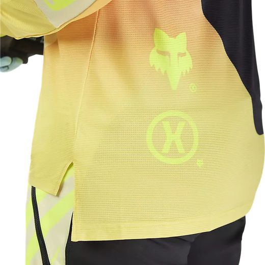 🚴‍♂️ Camiseta de Manga Larga Fox Flexair Elevated – Ligereza, Comodidad y Rendimiento para Ciclistas Lemonade 🍋