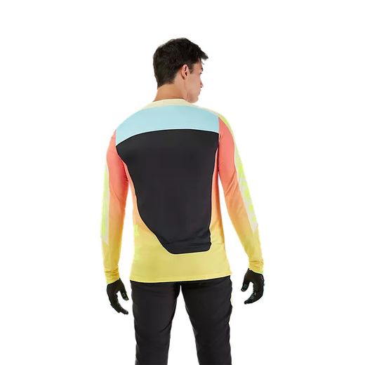 🚴‍♂️ Camiseta de Manga Larga Fox Flexair Elevated – Ligereza, Comodidad y Rendimiento para Ciclistas Lemonade 🍋