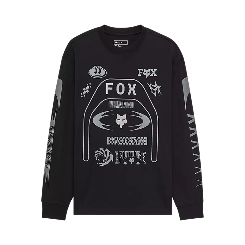Camiseta de Manga Larga Fox Oversized Image Cosmo – Estilo Urbano y Comodidad L