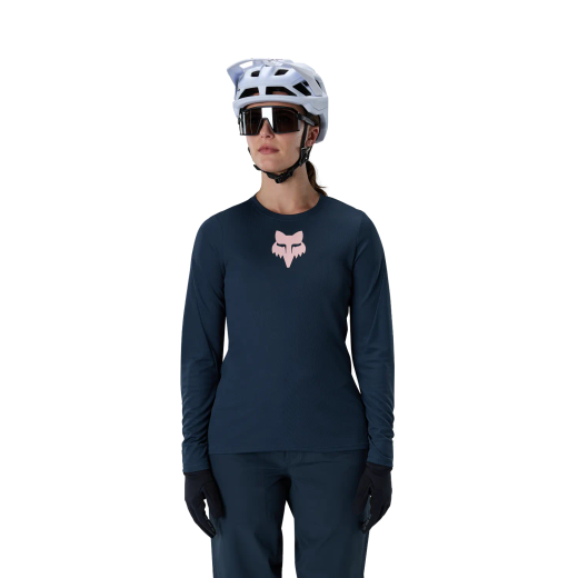 🚴‍♀️🔥 Camiseta de Manga Larga Fox Ranger Fox Head para Mujer – Comodidad y Estilo para el MTB