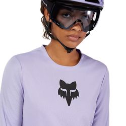 🚵‍♀️ Camiseta de Manga Larga FOX Ranger Head para Mujer – Comodidad y Rendimiento 🦊