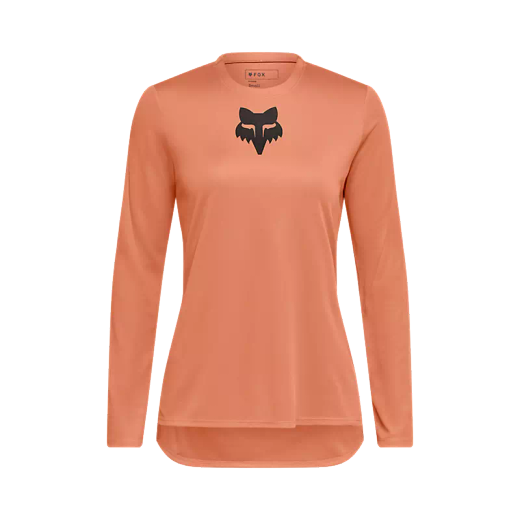 Camiseta de Manga Larga FOX Ranger Head para Mujer – Comodidad y Rendimiento en Cada Ruta