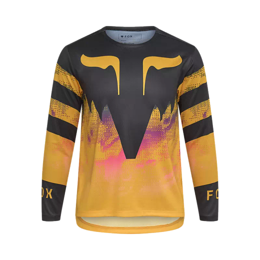Camiseta de Manga Larga FOX Youth Ranger Kairos 🦊👕 | Comodidad y Estilo MTB Juvenil