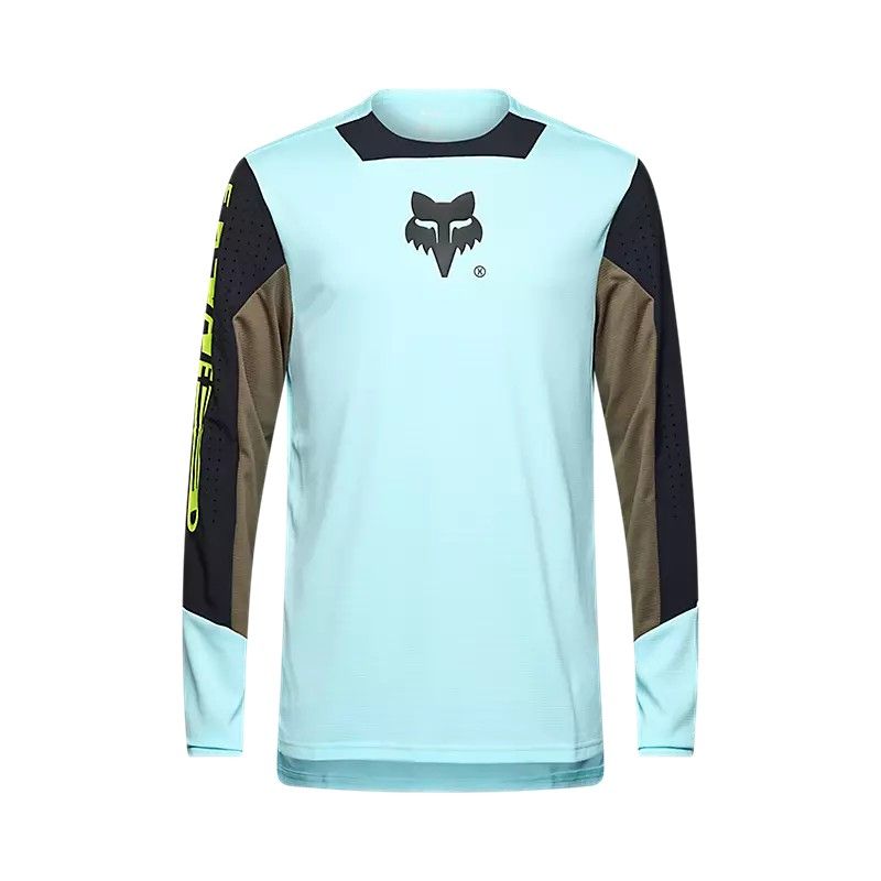 🔥 Camiseta Fox de Manga Larga Defend Elevated 🔥 Máxima Resistencia y Estilo para el MTB L