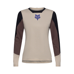 👕🔥 Camiseta Fox de Manga Larga Defend Park Mujer – Protección, Rendimiento y Estilo para MTB