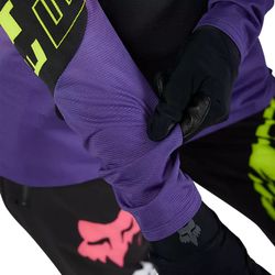 👕🚵‍♀️ Camiseta Fox de Manga Larga Flexair Elevated para Mujer– Confort y Estilo para Ciclistas de MTB Color Negro