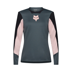👕🔥 Camiseta Fox Defend Creation Mujer Manga Larga – Resistencia, Protección y Rendimiento para MTB