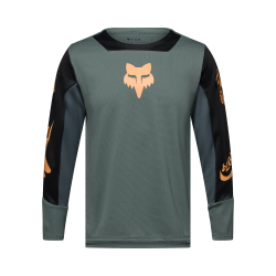 👕🔥 Camiseta Fox Defend Creation Youth Manga Larga – Resistencia y Rendimiento para Jóvenes Riders MTB