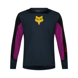 👕🔥 Camiseta Fox Defend Creation Youth Manga Larga – Resistencia y Rendimiento para Jóvenes Riders MTB