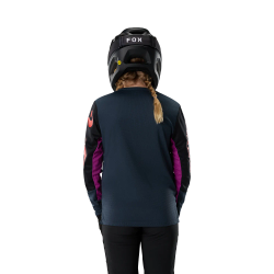 👕🔥 Camiseta Fox Defend Creation Youth Manga Larga – Resistencia y Rendimiento para Jóvenes Riders MTB