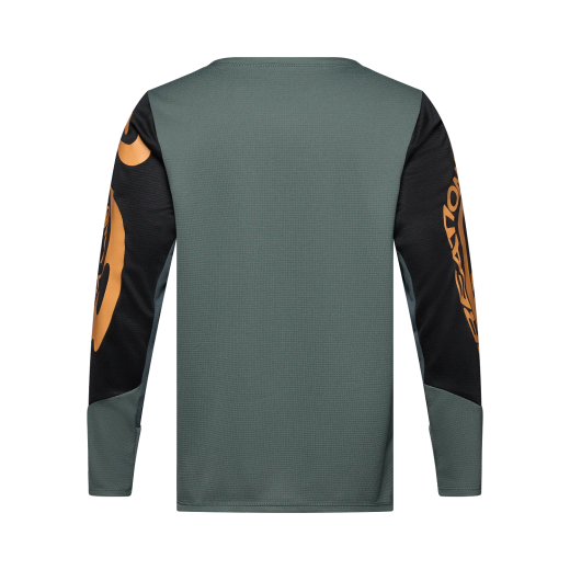 👕🔥 Camiseta Fox Defend Creation Youth Manga Larga – Resistencia y Rendimiento para Jóvenes Riders MTB