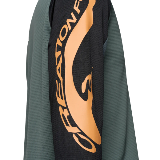 👕🔥 Camiseta Fox Defend Creation Youth Manga Larga – Resistencia y Rendimiento para Jóvenes Riders MTB