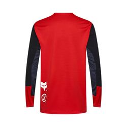 🔥 Camiseta Fox Defend Elevated – Resistencia y Estilo para el MTB (Rojo Fluorescente) 🔥