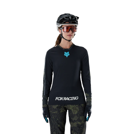 🦊 Camiseta Fox Defend Thermal Lunar Special Edition Mujer 🌙🔥 | Jersey MTB de Manga Larga