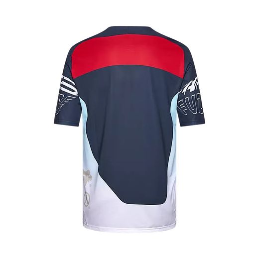 🚴‍♀️ Camiseta Fox Flexair Elevated – Confort y Rendimiento para Ciclistas de MTB Azul Medianoche 🌌