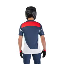 🚴‍♀️ Camiseta Fox Flexair Elevated – Confort y Rendimiento para Ciclistas de MTB Azul Medianoche 🌌