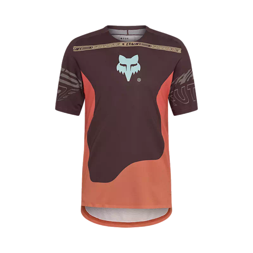 Camiseta Fox Flexair Elevated – Confort y Rendimiento para Ciclistas de MTB Marrón cacao