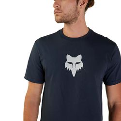 Camiseta Fox Premium Fox Head | Estilo y Comodidad en Cada Aventura 🦊🔥 Azul medianoche