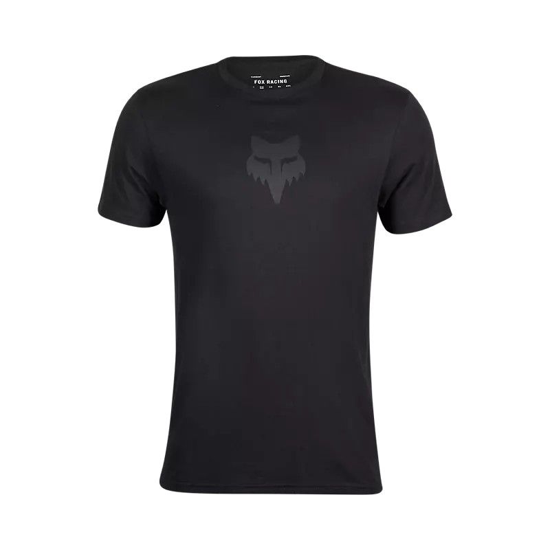 Camiseta Fox Premium Fox Head | Estilo y Comodidad en Cada Aventura 🦊 Negra/Negra L