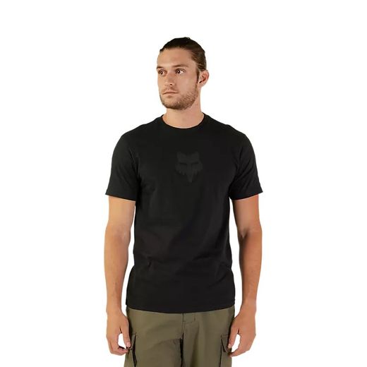 Camiseta Fox Premium Fox Head | Estilo y Comodidad en Cada Aventura 🦊 Negra/Negra