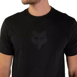Camiseta Fox Premium Fox Head | Estilo y Comodidad en Cada Aventura 🦊 Negra/Negra