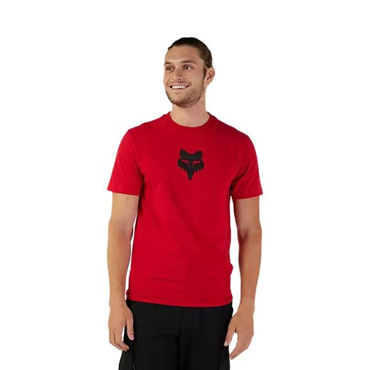 Camiseta Fox Premium Fox Head | Estilo y Comodidad en Cada Aventura 🦊 Rojo fuego