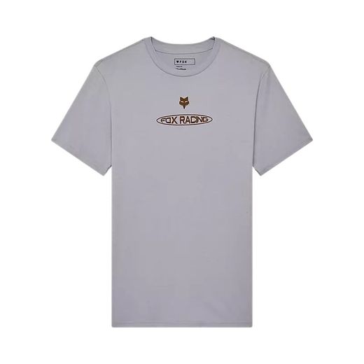 Camiseta Fox Premium Planet Moto – Pasión por la Velocidad 🔥 Gris acero