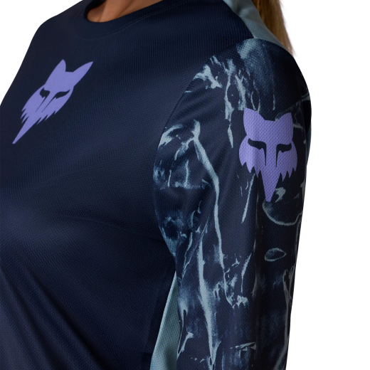 👕🔥 Camiseta Fox Ranger Image Print Mujer Manga Larga – Comodidad y Estilo para MTB y Trail