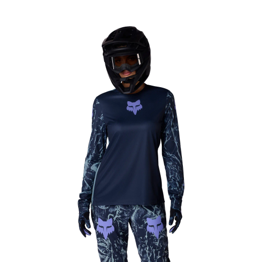 👕🔥 Camiseta Fox Ranger Image Print Mujer Manga Larga – Comodidad y Estilo para MTB y Trail