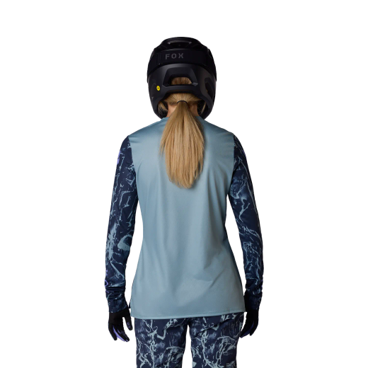 👕🔥 Camiseta Fox Ranger Image Print Mujer Manga Larga – Comodidad y Estilo para MTB y Trail
