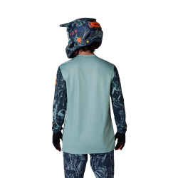 👕🔥 Camiseta Fox Ranger Image Print Youth Manga Larga – Comodidad y Estilo para Jóvenes Riders MTB