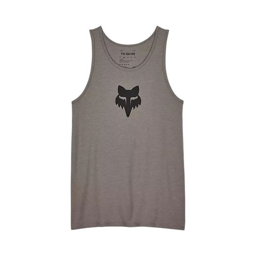Camiseta Fox Sin Mangas Premium Fox Head – Comodidad y Estilo para Riders 💪☀️ Gris Grafito