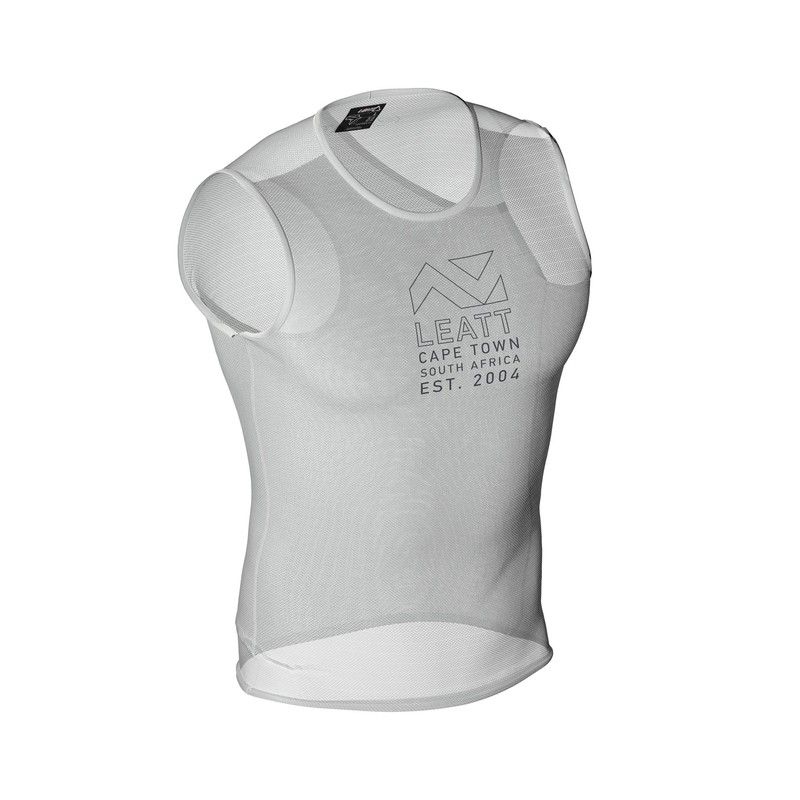Camiseta Leatt Interior sin Mangas Blanco | Comodidad, Transpirabilidad y Rendimiento para Ciclistas L
