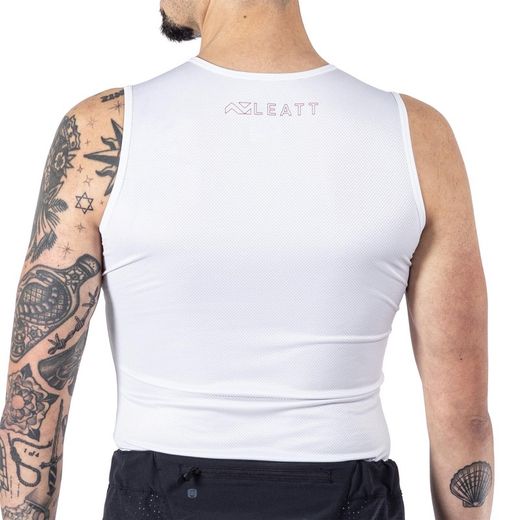 Camiseta Leatt Interior sin Mangas Blanco | Comodidad, Transpirabilidad y Rendimiento para Ciclistas